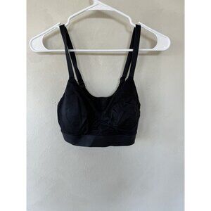 Tommy John Bra Womens Medium M D-DD Second Skin Triangle Bralette Black T Shirt